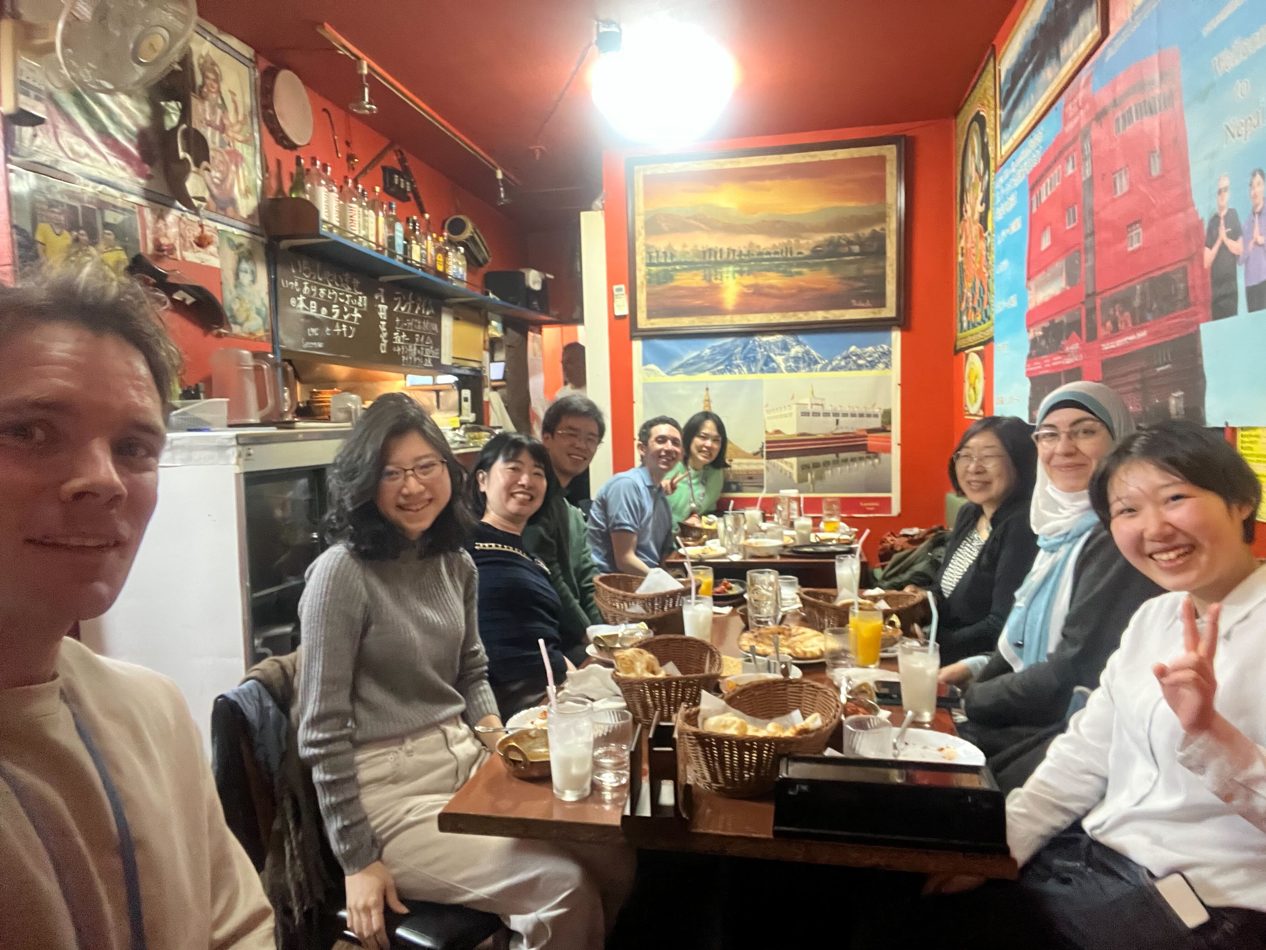 Lab Dinner Group Photo